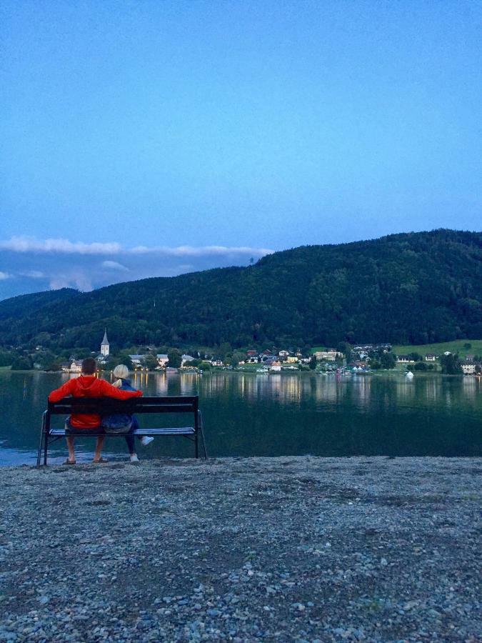 Ferienwohnung Villa Seeblick ボーデンスドルフ エクステリア 写真