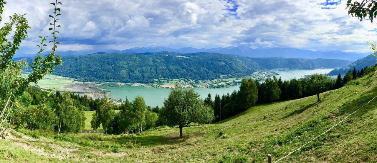 Ferienwohnung Villa Seeblick ボーデンスドルフ エクステリア 写真